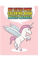 my little pony coloring book magic marker