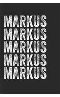 Name MARKUS Journal Customized Gift For MARKUS A beautiful personalized
