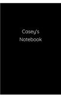 Casey's Notebook