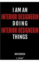 Notizbuch für Interior Designer / Interior Designerin: Originelle Geschenk-Idee [120 Seiten liniertes blanko Papier]