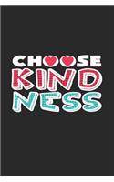 Choose kindness: 6x9 Anti-Bullying - blank with numbers paper - notebook - notes