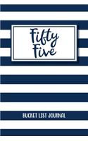 Fifty Five Bucket List Journal