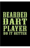 Bearded Dart Players do it Better: 110 Game Sheets - SeaBattle Sea Battle Blank Games - Soft Cover Book for Kids for Traveling & Summer Vacations - Mini Game - Clever Kids - 110 Lined