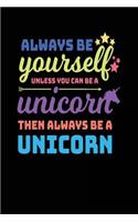 Always Be Yourself Unless You Can Be A Unicorn Then Always Be A Unicorn