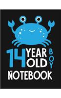 14 Year Old Boy Notebook