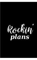 2019 Weekly Planner Funny Saying Rockin Plans 134 Pages