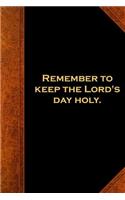 Religious Journal Modern Wording 3rd Commandment Vintage Style: (notebook, Diary, Blank Book)