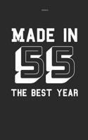 Notebook Made in 55 the Best Year