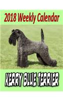 2018 Weekly Calendar Kerry Blue Terrier