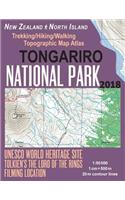 Tongariro National Park Trekking/Hiking/Walking Topographic Map Atlas Tolkien's The Lord of The Rings Filming Location New Zealand North Island 1