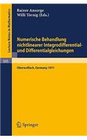 Numerische Behandlung Nichtlinearer Integrodifferential- Und Differentialgleichungen