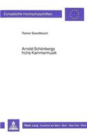 Arnold Schoenbergs Fruehe Kammermusik