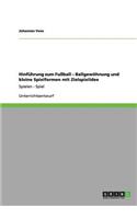 Hinführung zum Fußball - Ballgewöhnung und kleine Spielformen mit Zielspielidee