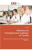 Efficience de l'Enseignement Supérieur En Tunisie