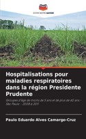 Hospitalisations pour maladies respiratoires dans la région Presidente Prudente