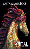 Animal Adult Coloring Book