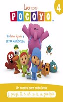 Pocoyo. Lectoescritura - Leo con Pocoyo. Un cuento para cada letra: j, ge/gi, ll, n, ch, x, k, w, gue/gui: En letra ligada y LETRA MAYUSCULA