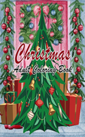 Christmas Adult Coloring Book: A Festive Coloring Book Featuring Beautiful Winter Landscapes and Heart Warming Holiday Scenes, Santa Claus, Reindeer, Elves, Animals, Snowman.