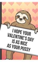 I Hope Your Valentines Day Is As Nice As Your Pussy