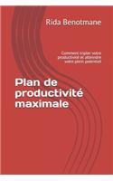 Plan de productivité maximale