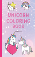 Unicorn Coloring Book - 40 Pages