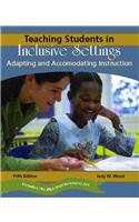 Teaching Students in Inclusive Settings