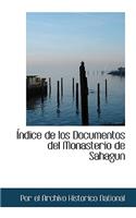 Ndice de Los Documentos del Monasterio de Sahagun