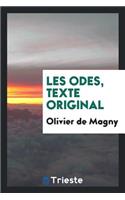 Les Odes. Texte Original, Avec Notice Par E. Courbet
