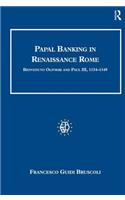 Papal Banking in Renaissance Rome