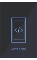 Coder's Notebook HTML Blank Lined Journal Gift For Programmer