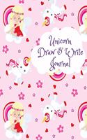 Unicorn Draw and Write Journal: Kids Creative Writing Notebook with Helpful Hints on How to Start Writing a Story and Dot Grid Pages for Working on Rough Drafts Flower Fairy Unicor