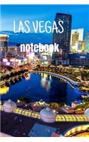 Las Vegas Notebook: A cool Las Vegas Photo Cover Notebook - Journal - Planner - Diary - Travel Notebook - 6x9 - 120 Pages - Wide Ruled Line Paper