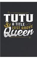 Tutu a Title Just Above Queen