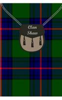 Clan Shaw Tartan Journal/Notebook