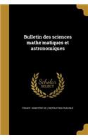 Bulletin Des Sciences Mathe Matiques Et Astronomiques