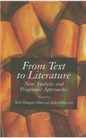 From Text to Literature