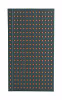 Grey on Orange Paper-Oh Circulo A7 Lined