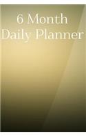 6 Month Daily Planner Gold