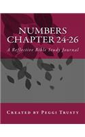 Numbers, Chapter 24-26: A Reflective Bible Study Journal(The Reflective Bible Study)