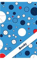 Etchbooks Brody, Baseball, Graph, 6 X 9, 100 Pages