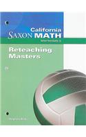 California Saxon Math, Intermediate 6 Reteaching Masters