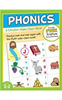 Phonics Christian Wipe-Clean Workbook