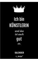 Kalender für Künstler / Künstlerin