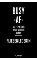 Notizbuch für Fliesenleger / Fliesenlegerin