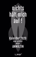 Kalender 2020 für Anwälte / Anwalt / Anwältin