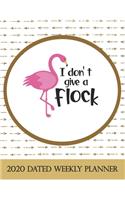 2020 Dated Weekly Planner: Annual Planner, Flamingo, original design with goals, important dates and annual calendars included