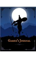 Gamer's Journal: RPG Role Playing Game Notebook - Fighter On The Battlefield