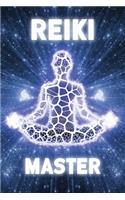 Reiki Master: Punkteraster Dotted Notizbuch A5 - Reiki Notizheft I Reiki Meister Energieheiler Meditation Geschenkidee I Spirituelles Yoga Geschenk