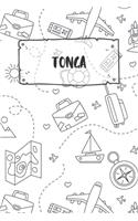 Tonga: Ruled Travel Diary Notebook or Journey Journal - Lined Trip Pocketbook for Men and Women with Lines