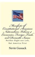 Manifesto of Constitutional American Nationalism